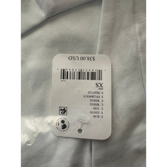 NWT Free‎ People Have It All Halter Top Plunging Neckline Open Back White XS - Picture 7 of 7